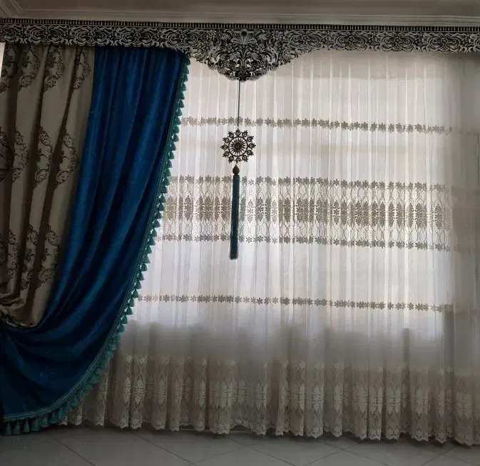 پرده|پرده، رانر، رومیزی|نیشابور, میدون بار|دیوار