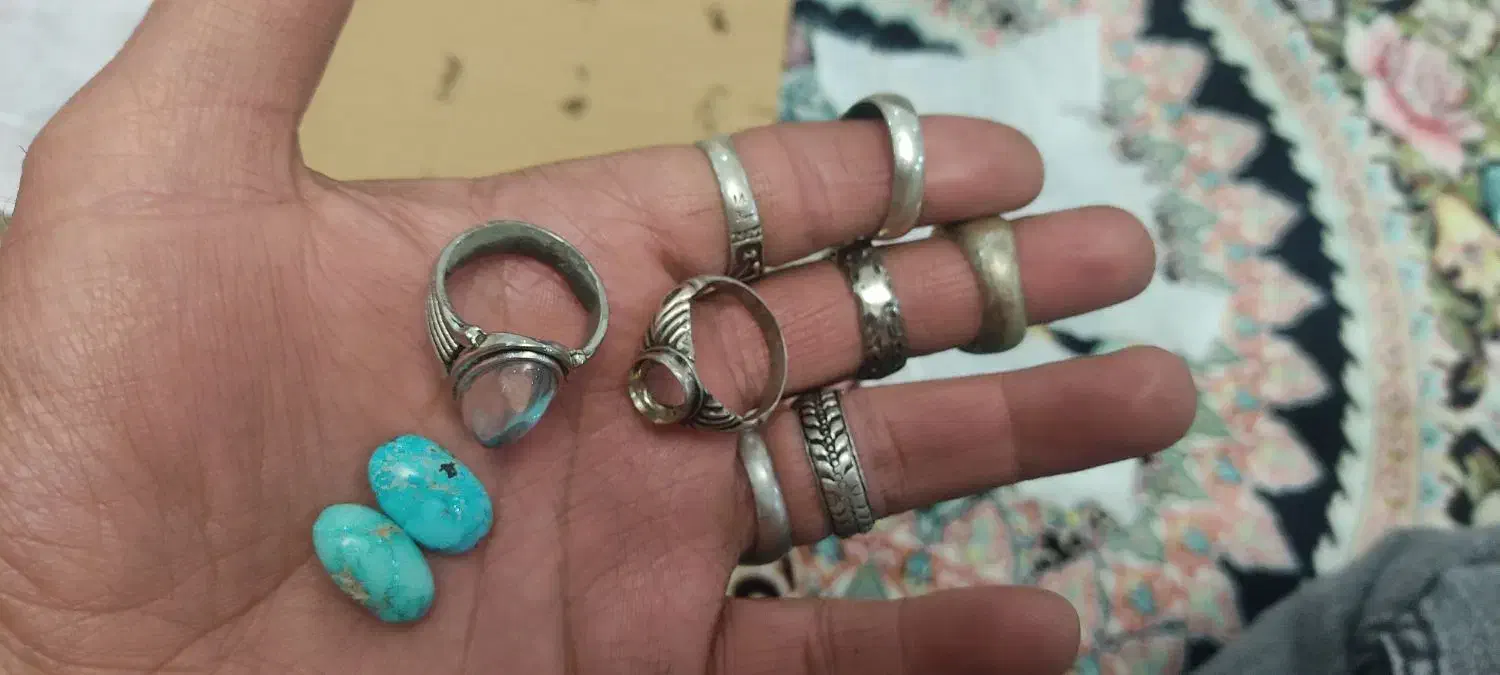 انگشتر فیروزه|جواهرات|گرمدره, |دیوار