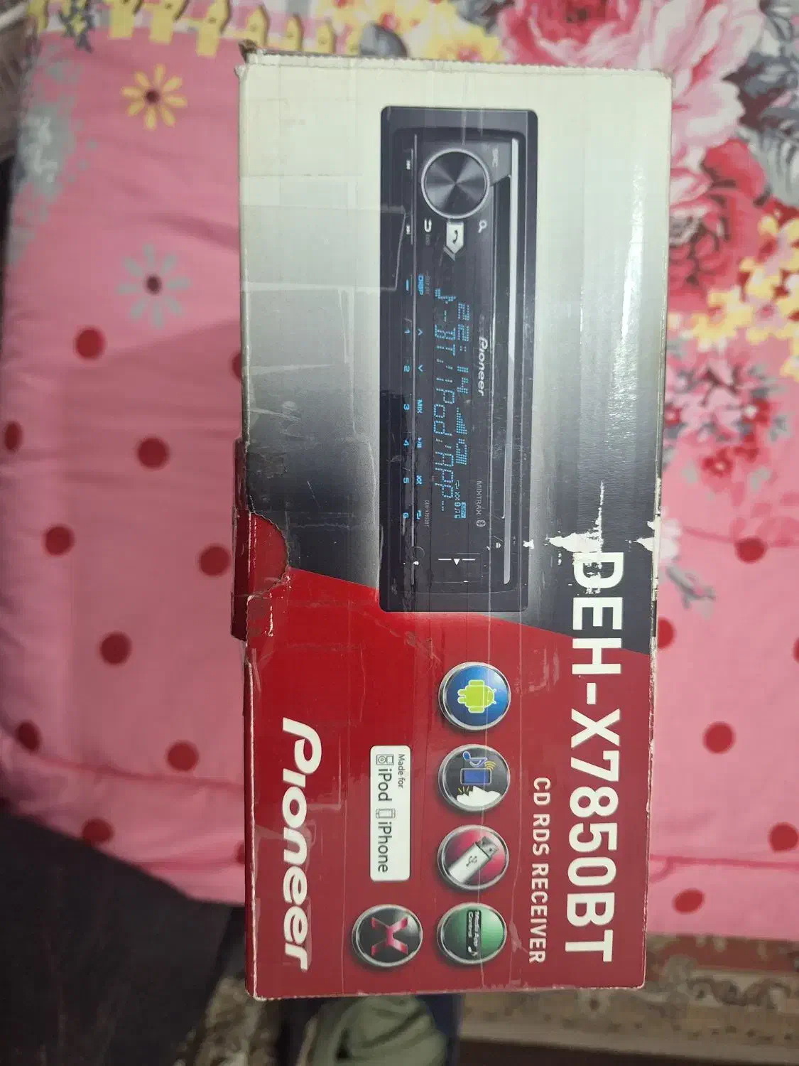 پخش ضبط پایونیر حرفه ای DEH-X7850BT|قطعات یدکی و لوازم جانبی|شیراز, باهنر|دیوار