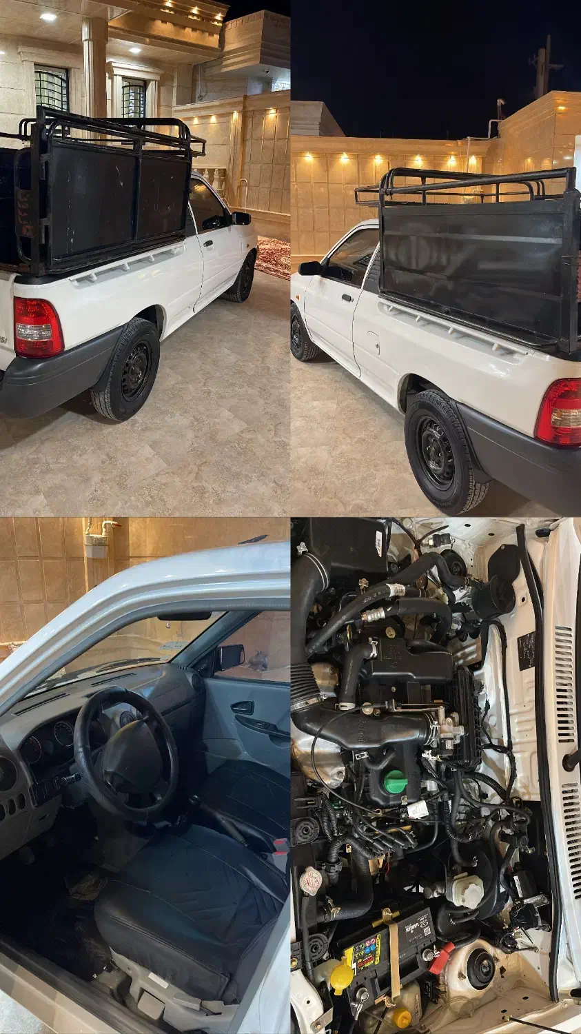 پراید وانت ۴۰۲ درجه یک بازدید لامرد|خودرو سواری و وانت|لامرد, |دیوار