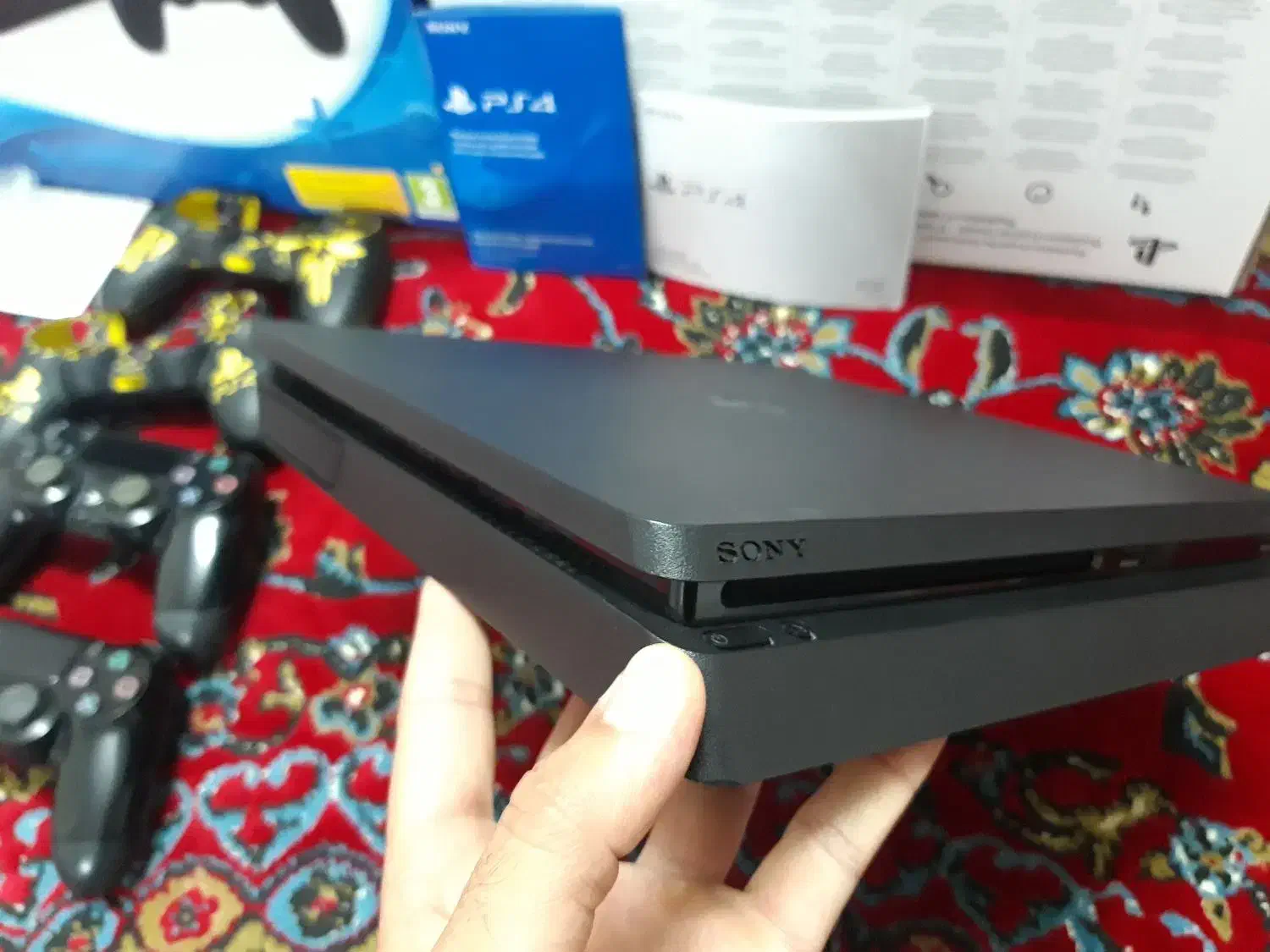 ps4 سونی اسلیم یکترا کپی خور دو دسته|کنسول، بازی ویدئویی و آنلاین|قم, امامزاده ابراهیم|دیوار