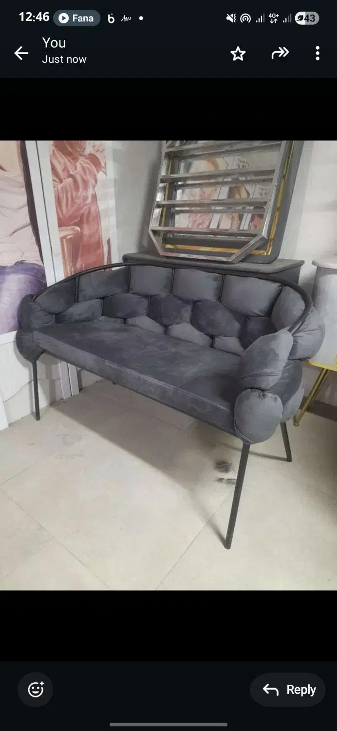 سرویس مبل گامبی به همراه جلو مبلی|مبلمان خانگی و میز عسلی|پردیس, شهرک صنعتی کمرد|دیوار