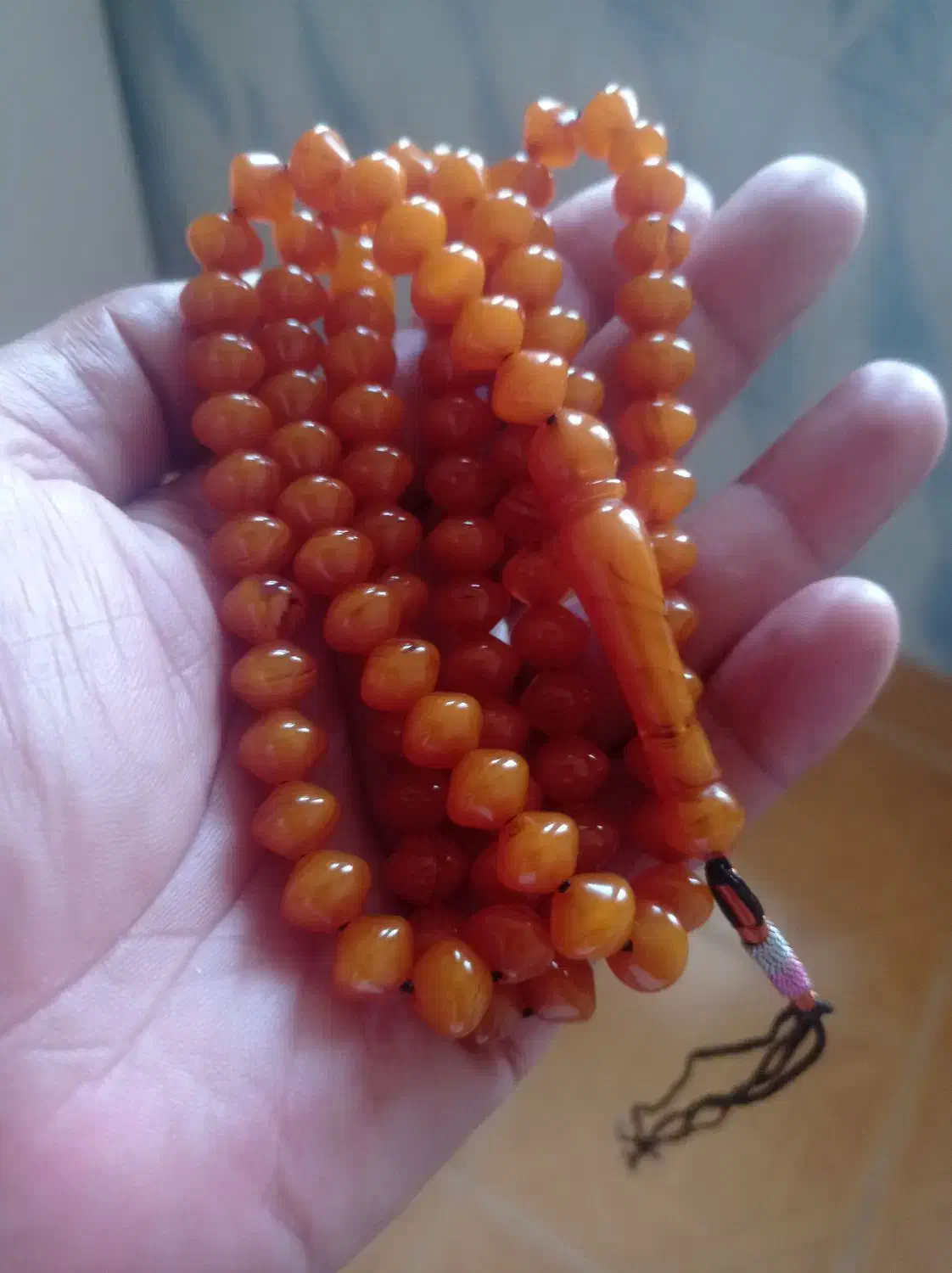 تسبیح کهربا فروش فوری زیر قیمت|کلکسیون اشیاء عتیقه|کرمانشاه, |دیوار