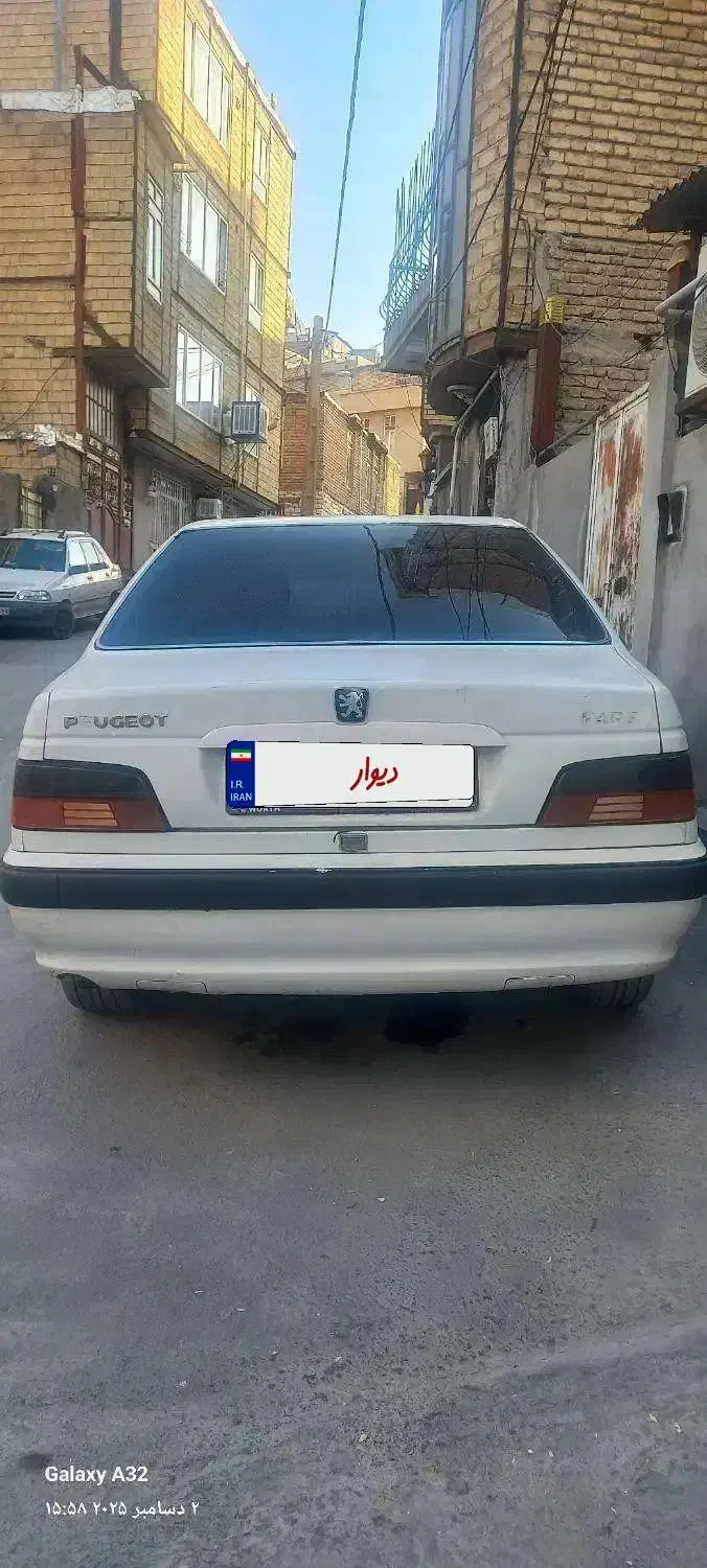 پژو پارس دوگانه کارخانه مدل ۹۳ بدون رنگ|خودرو سواری و وانت|جوانرود, |دیوار