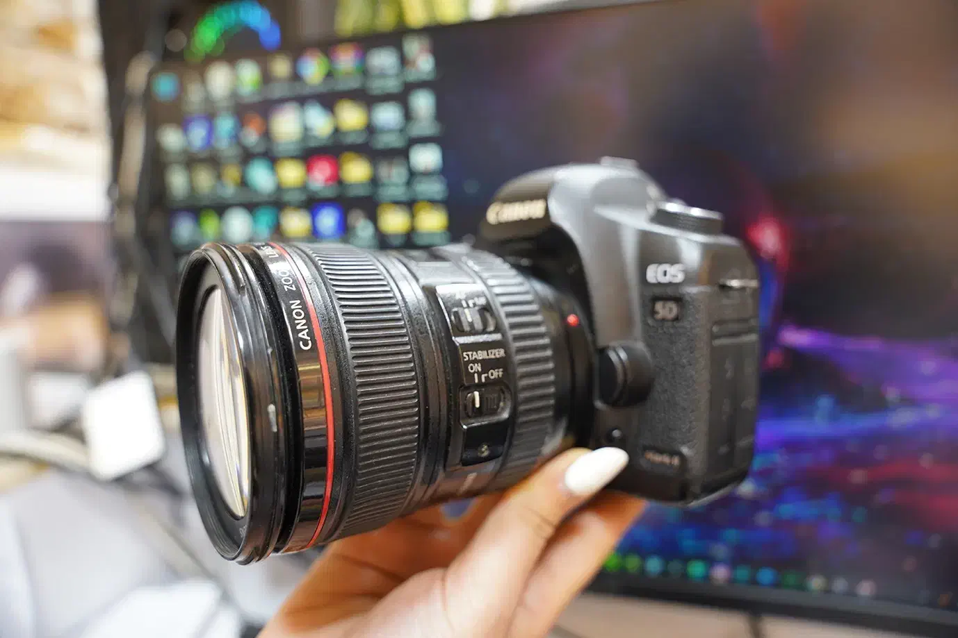 Canon 5D Mark II with 24-105mm|دوربین عکاسی و فیلم‌برداری|نسیم‌شهر, |دیوار