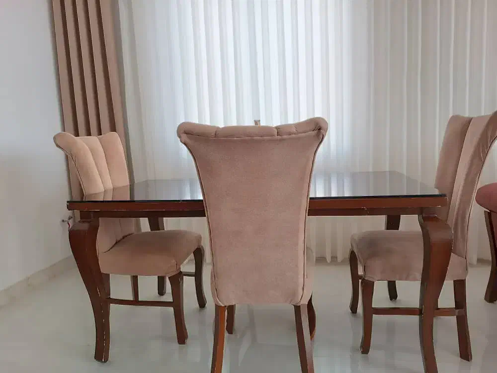 میزناهار خوری ۴نفره|میز و صندلی غذاخوری|اشتهارد, |دیوار