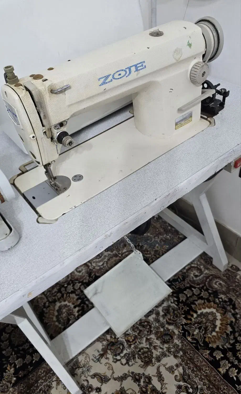 چرخ راسته دوز زوج|چرخ خیاطی و ریسندگی|قائن, |دیوار