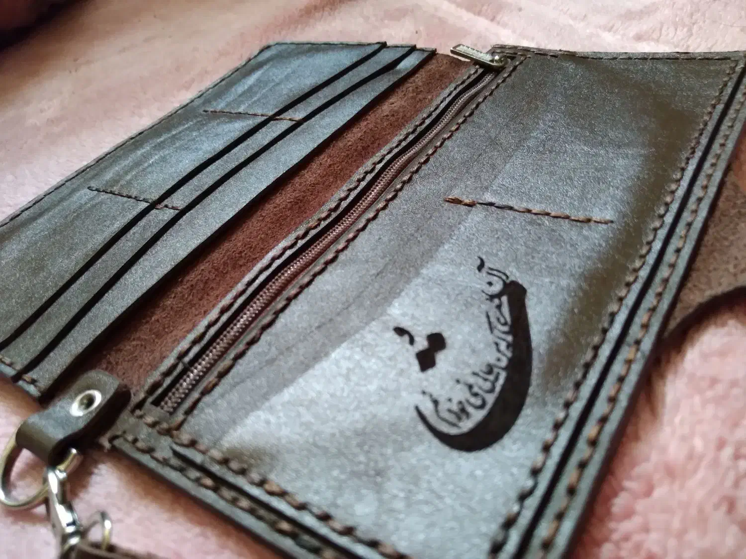 کیف پول چرم طبیعی گاو|کیف، کفش، کمربند|ورامین, ورامین|دیوار