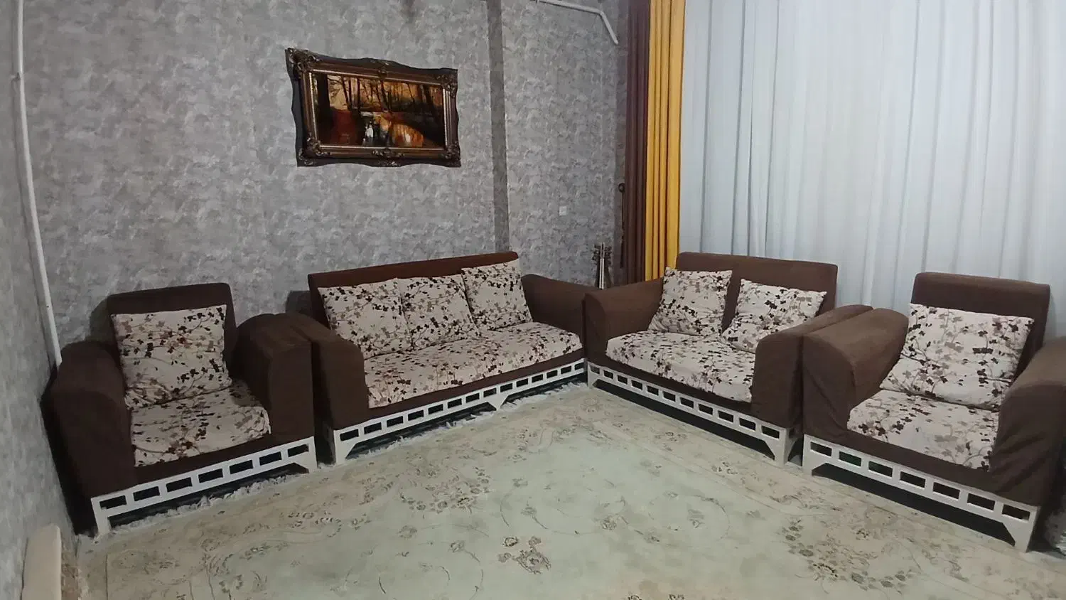 مبل راحتی ۷نفره|مبلمان خانگی و میز عسلی|کرمانشاه, |دیوار