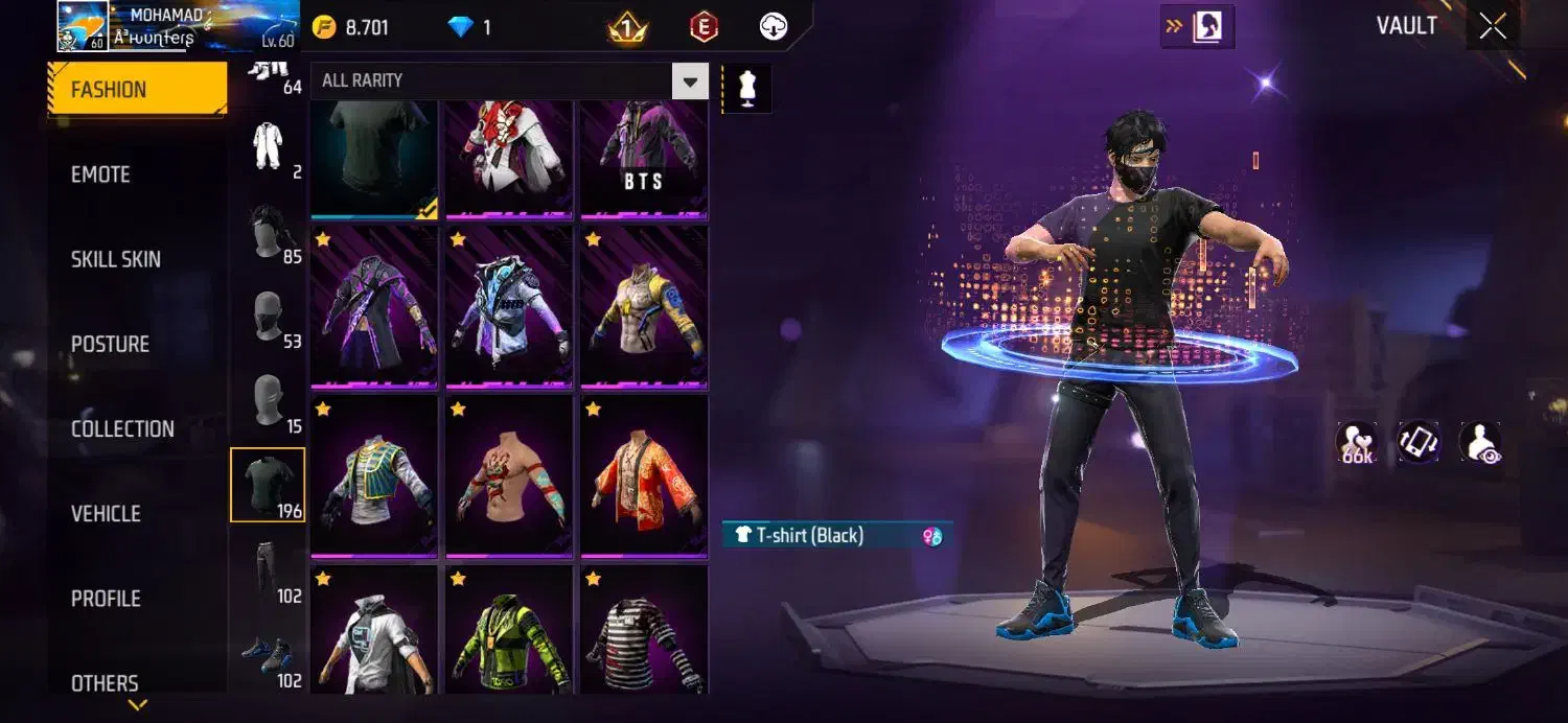 فری فایر  فقط طاق|کنسول، بازی ویدئویی و آنلاین|ایلام, |دیوار