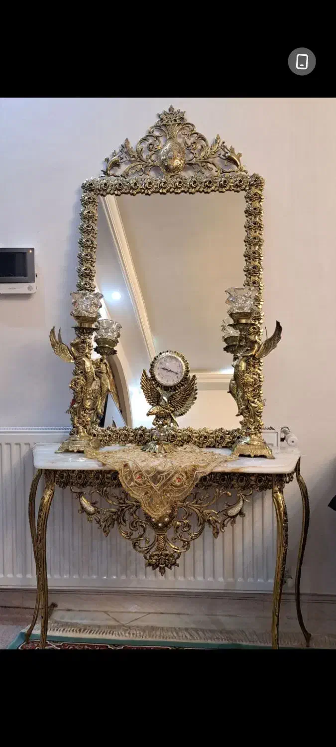 اینه شمعدان|بوفه، ویترین، کنسول|خرمآباد, |دیوار