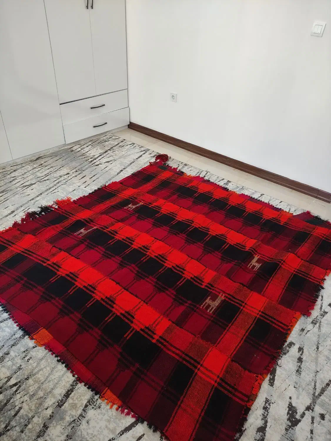 جاجیم نو|گلیم، جاجیم، گبه|ایلام, |دیوار