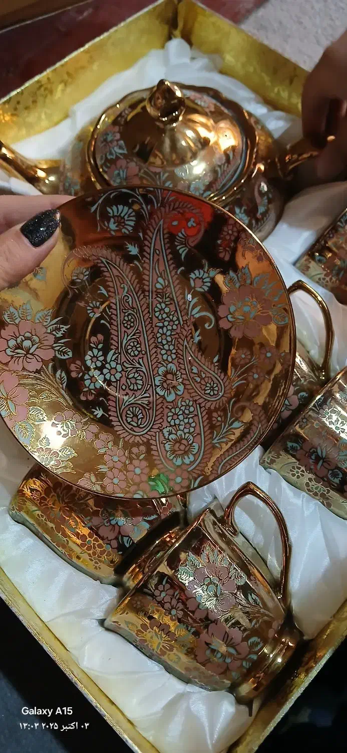 سرویس چایخوری قدیمی|کلکسیون اشیاء عتیقه|تنکابن, |دیوار