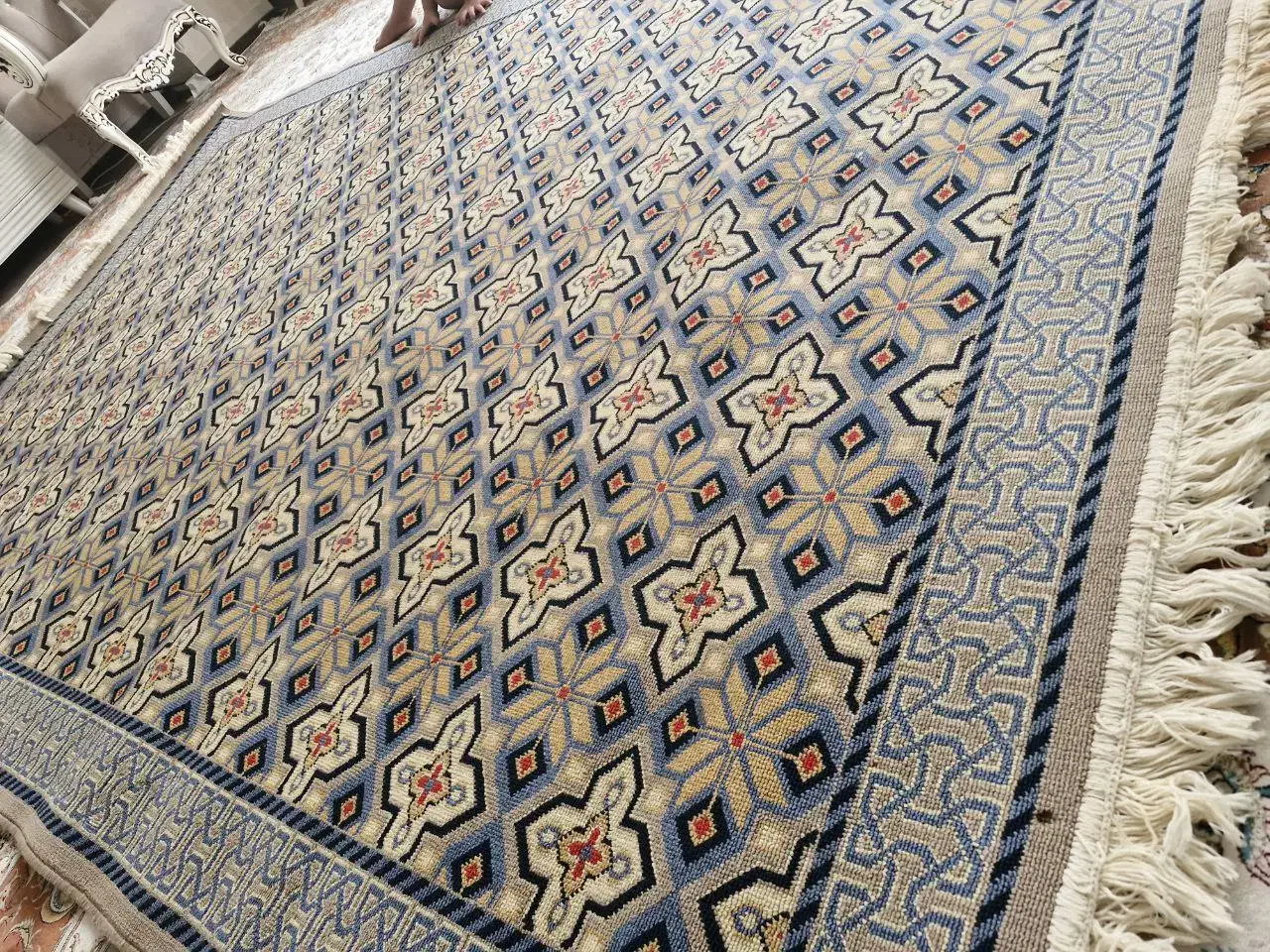 فرش ۶ متری|گلیم، جاجیم، گبه|تبریز, |دیوار