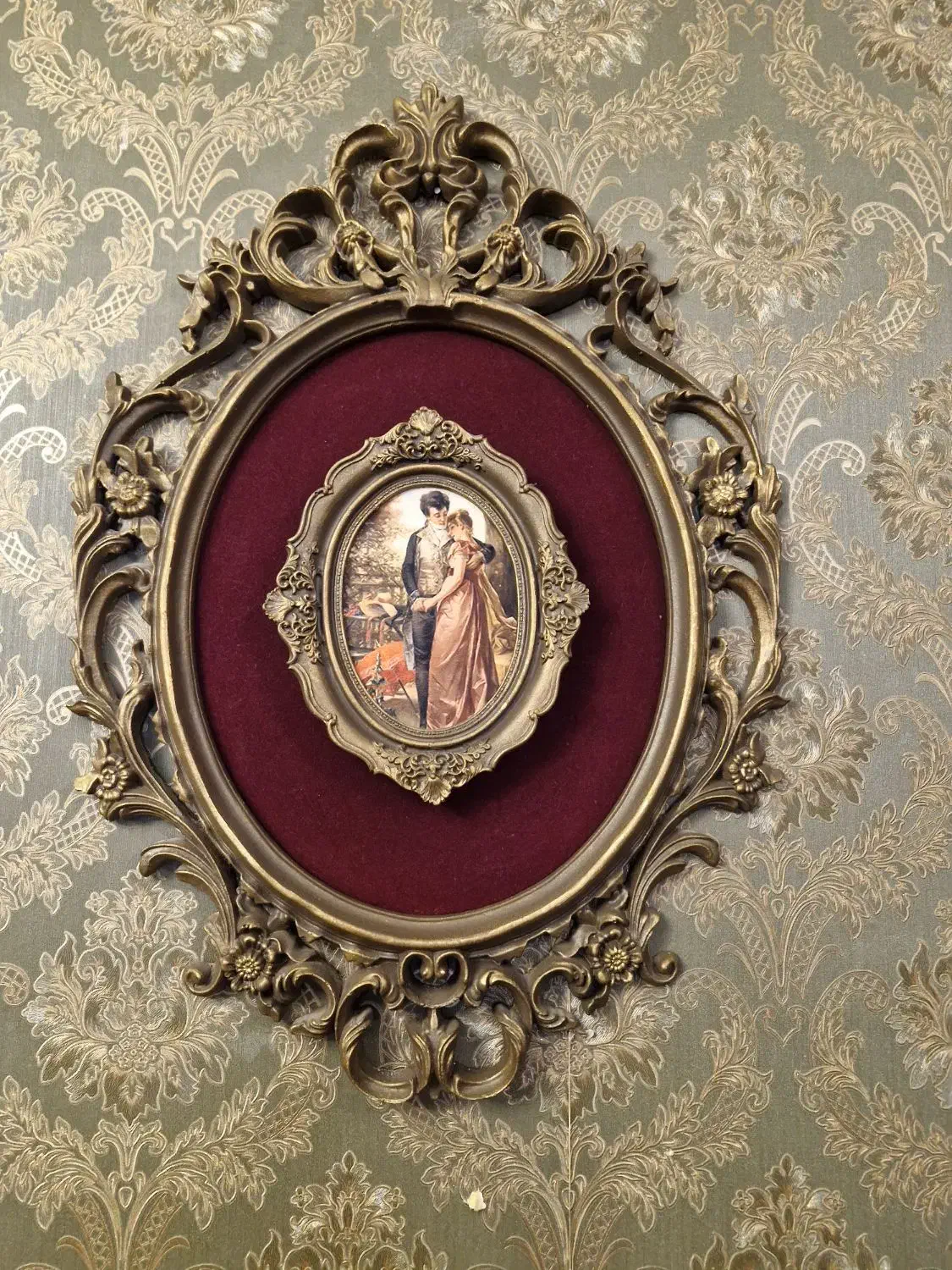 تابلو رزین طرح قدیمی|تابلو، نقاشی، عکس|کرج, شهرک امام رضا (ع)|دیوار