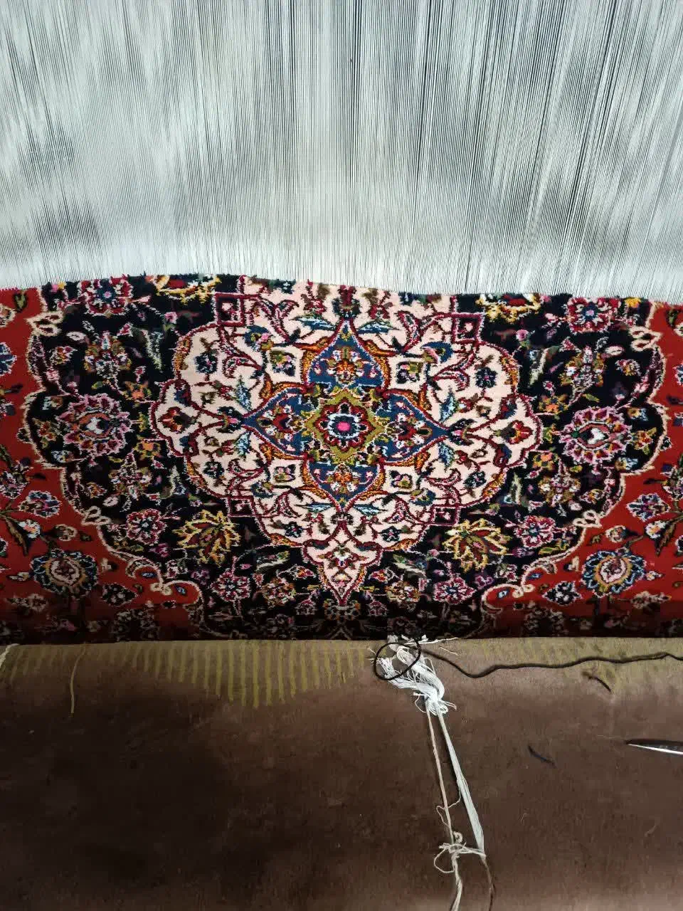 رنگ‌ قالی ۹متری|فرش|کاشان, امیرکبیر|دیوار