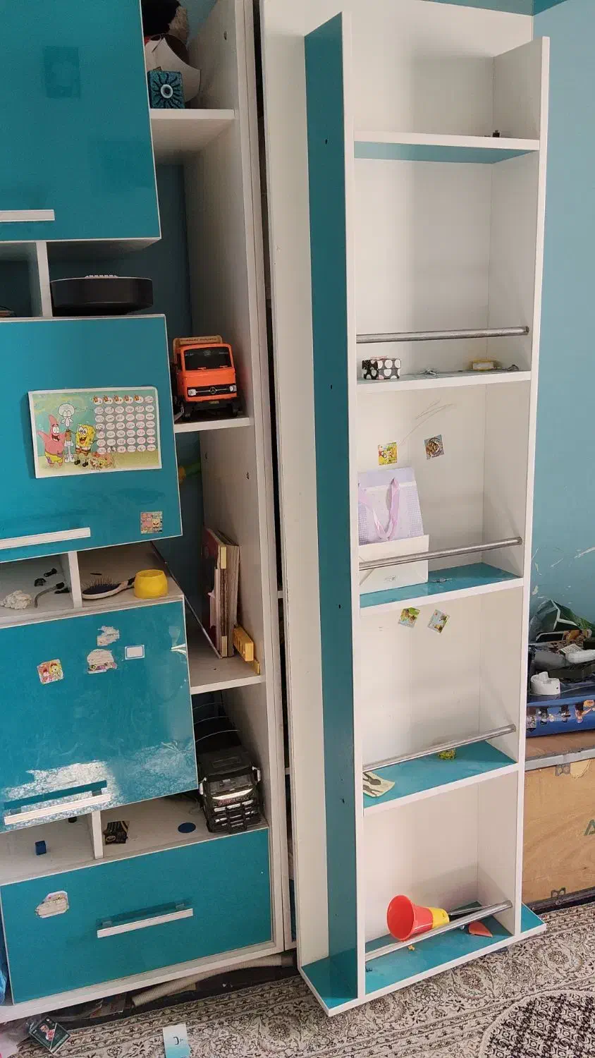 مبل هفت نفره  کمد بچه میز تلویزیون همه باهم ۶۵۰۰|مبلمان خانگی و میز عسلی|سمنان, |دیوار