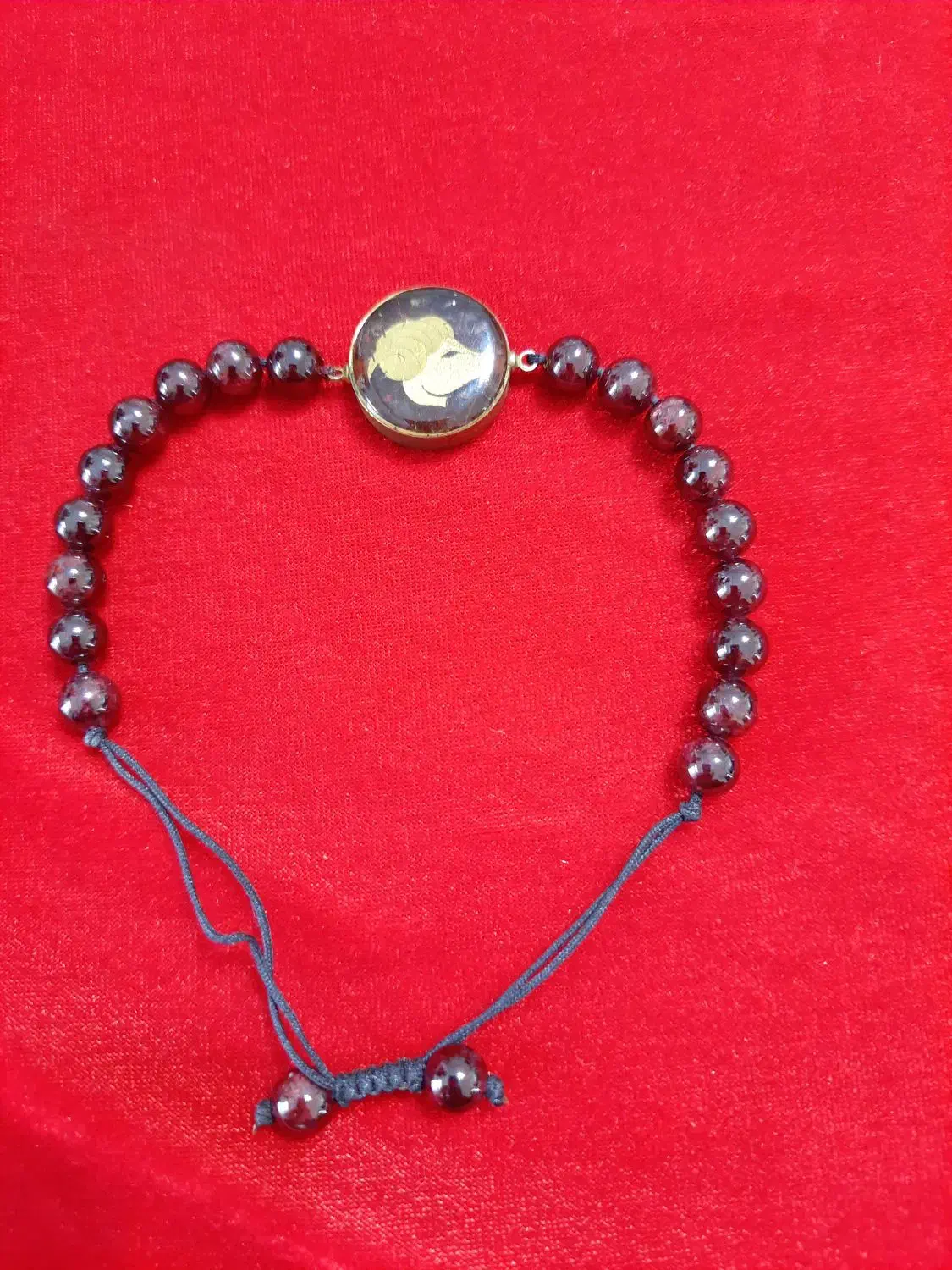 دستبند تسبیح قوچ با ورق نازک طلا|جواهرات|رشت, چله خانه|دیوار