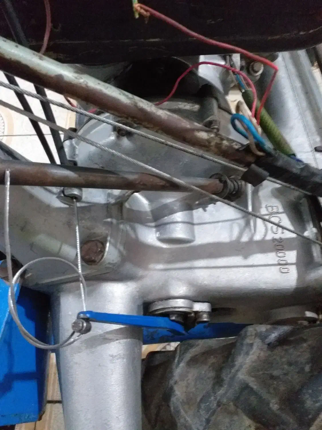 دروگر یا (علفچین) سه چرخ ایتالیایی،|ماشین‌آلات صنعتی|سیلوانه, |دیوار