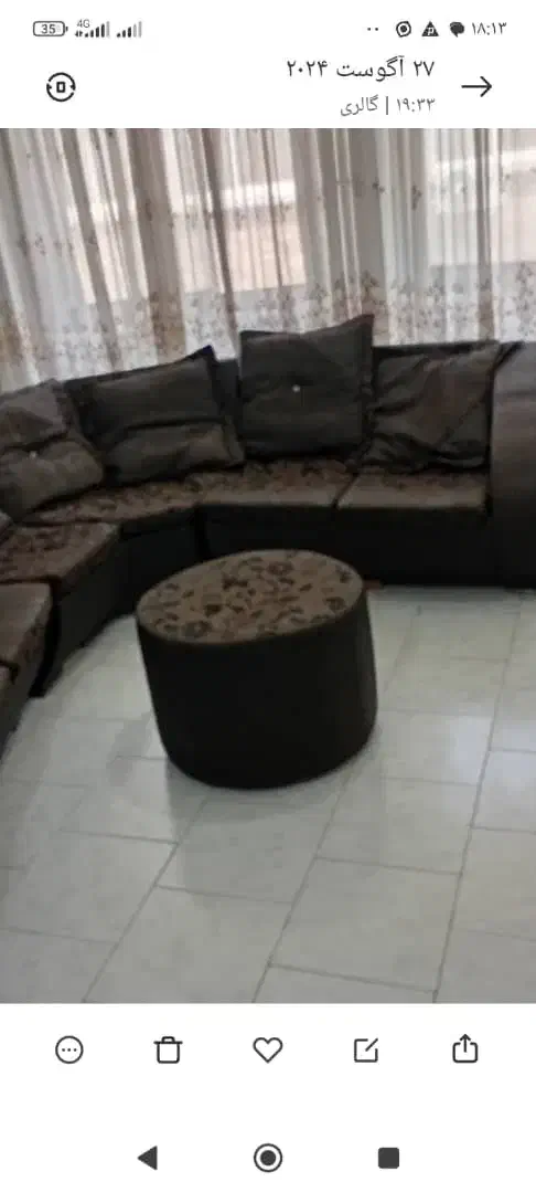 مبل ال ۸ نفره|مبلمان خانگی و میز عسلی|تنکابن, |دیوار