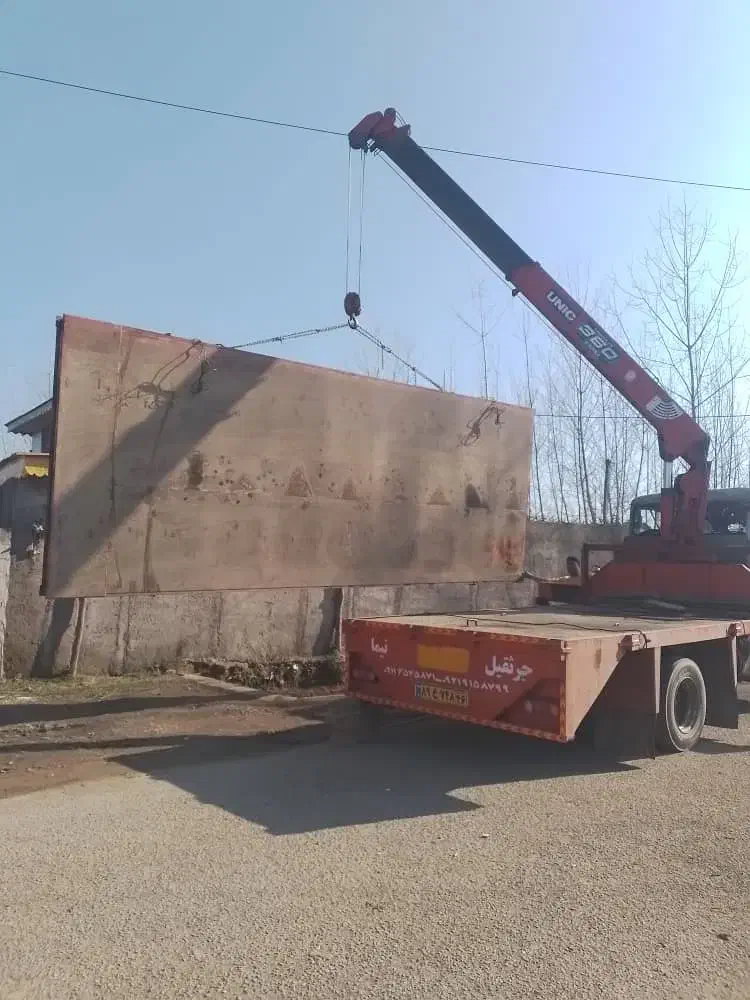 جرثقیل|خدمات حمل و نقل|رشت, جانبازان|دیوار