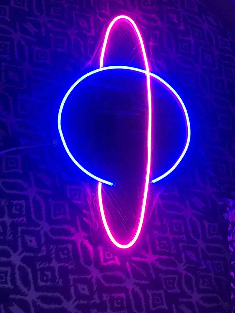 نئون زحل|ریسه و چراغ تزئینی|زنجان, |دیوار