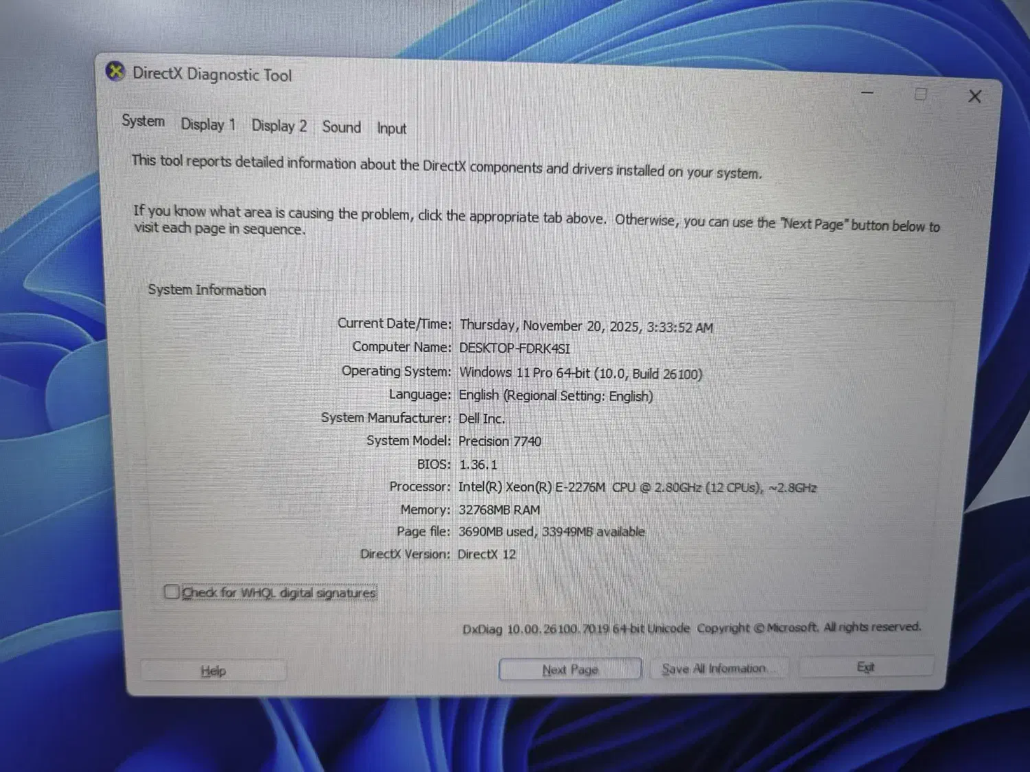لپتاپ مهندسی DELL 7740 گرافیک 6 گیگ RTX|رایانه همراه|بندر گناوه, |دیوار