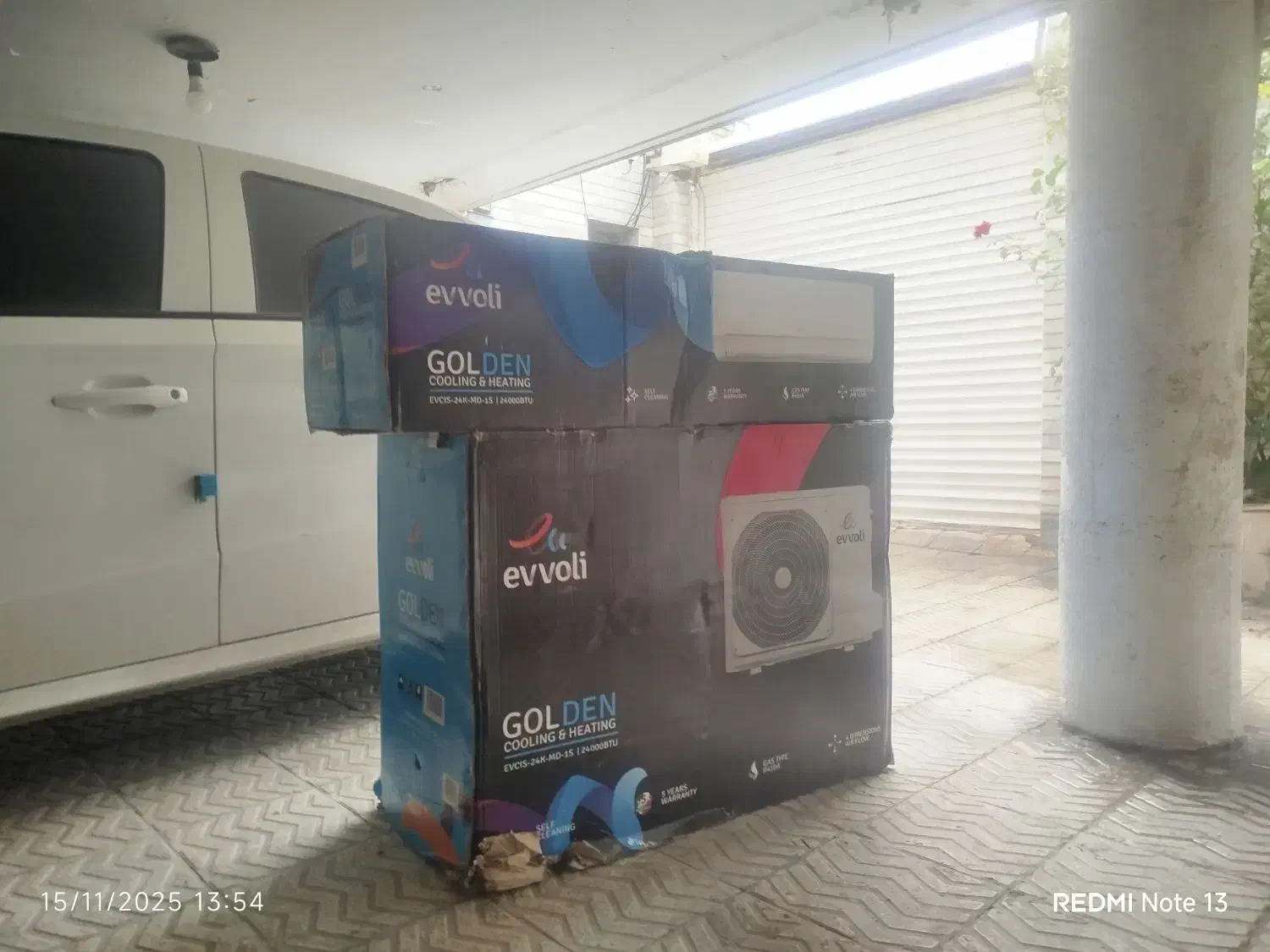 کارتون کولر 24 هزار evvoli|کولر گازی و فن‌کوئل|خرم‌آباد, |دیوار