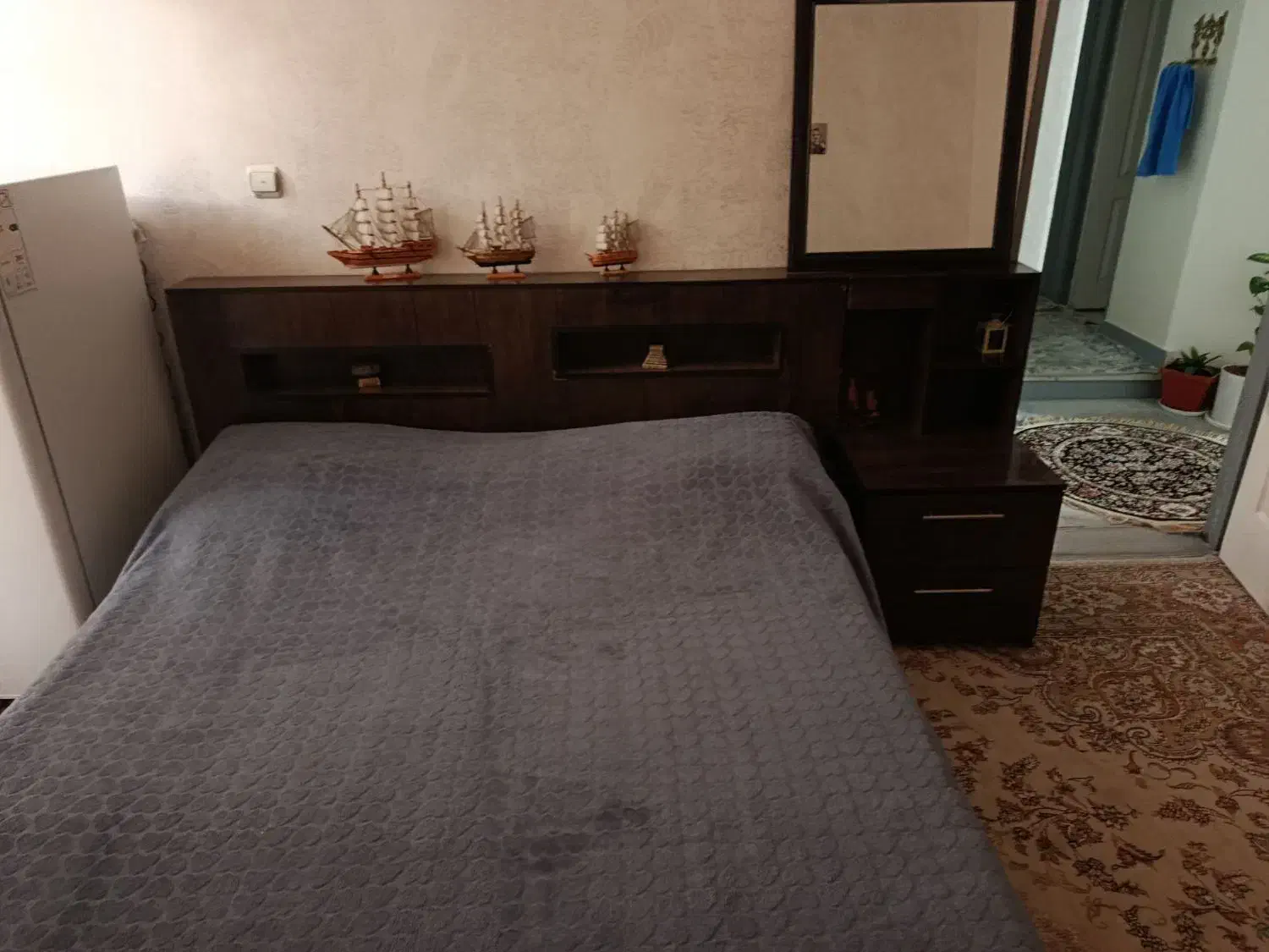 تخت خواب دو نفره|تخت و سرویس خواب|کرمانشاه, |دیوار