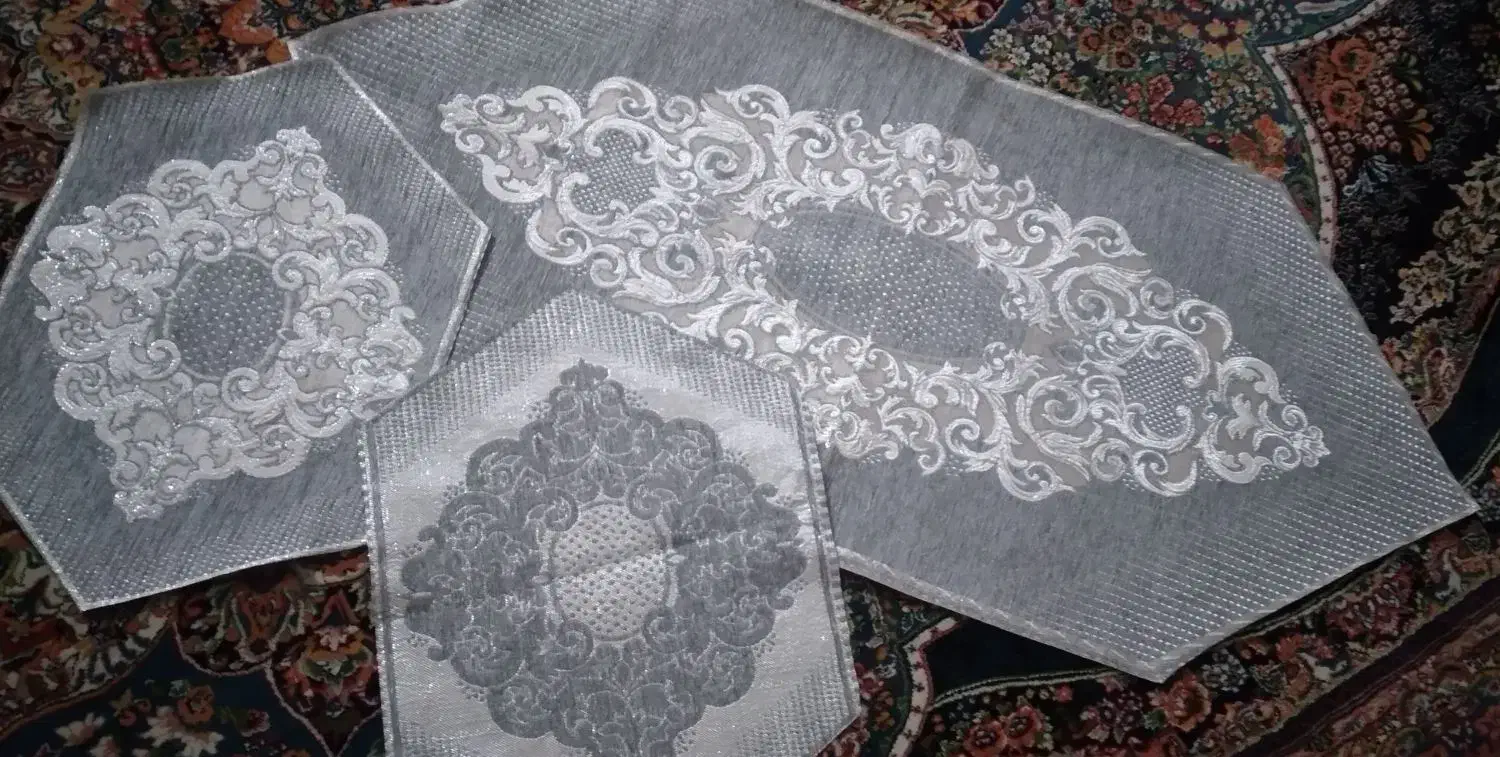 رومیزی سه تیکه|پرده، رانر، رومیزی|رشت, یخسازی|دیوار