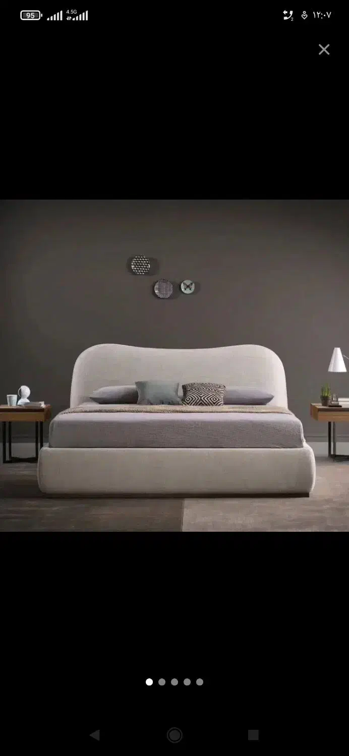 تخت تدی مینیمال|تخت و سرویس خواب|رشت, کوی حسینی|دیوار