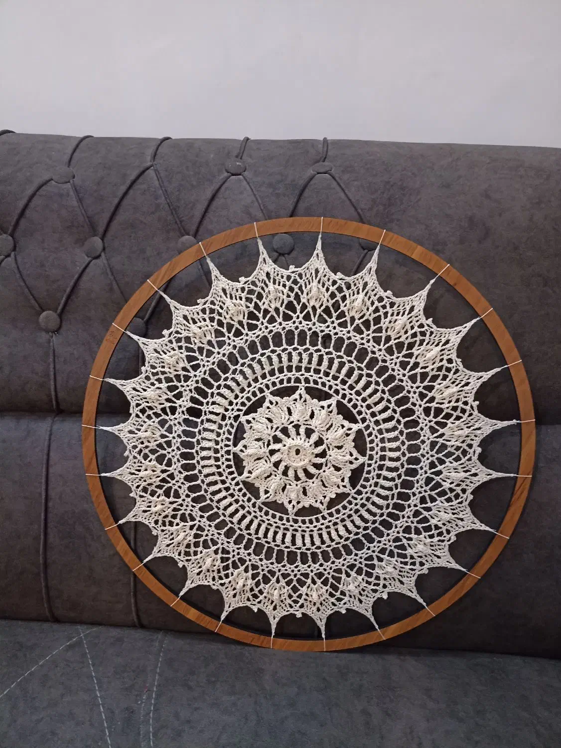 فروش دیوارکوب با نخ مرسریزه در سه سایز|صنایع دستی و سایر لوازم تزئینی|اسلام‌شهر, شهرک سعیدیه|دیوار