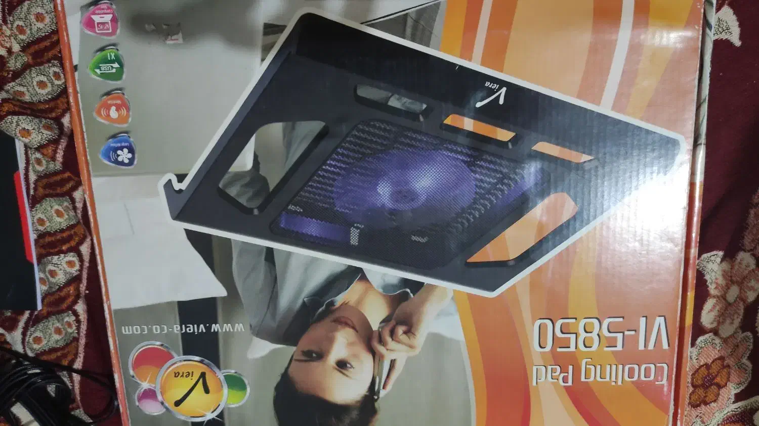 فن پرتابل ویرا برند تایوانی و بازی رد دد 360|قطعات و لوازم جانبی رایانه|اندیشه, اندیشه فاز ۳|دیوار