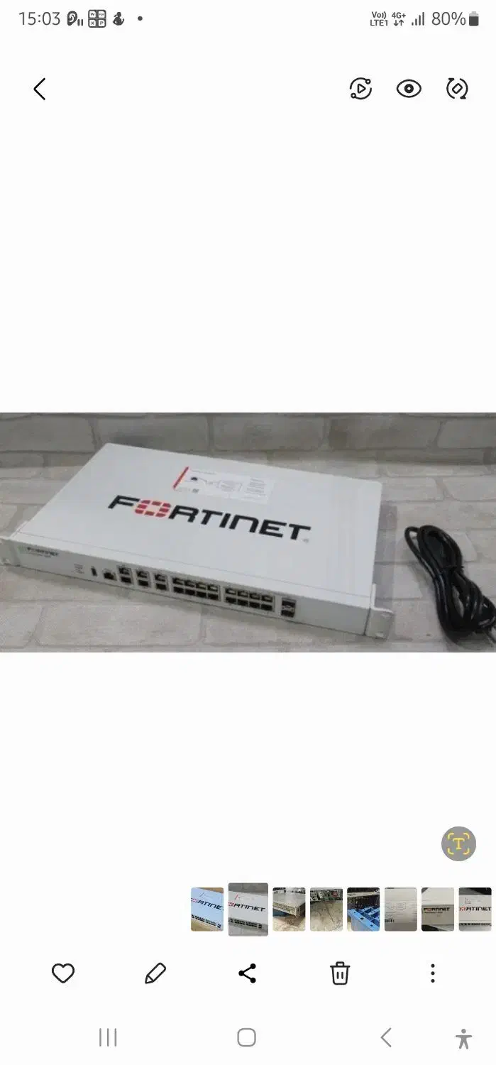 فایروال فورتی گیت FortiGate FG-100E|مودم و تجهیزات شبکه|تهران, دانشگاه شریف|دیوار