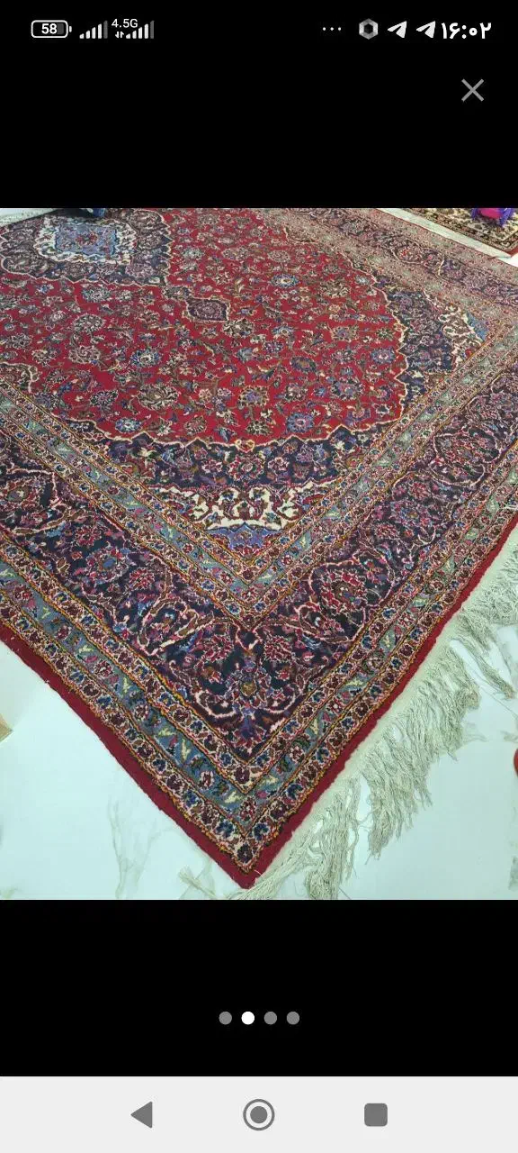 قالی دست باف نجف ابادی|فرش|اصفهان, سمسور|دیوار