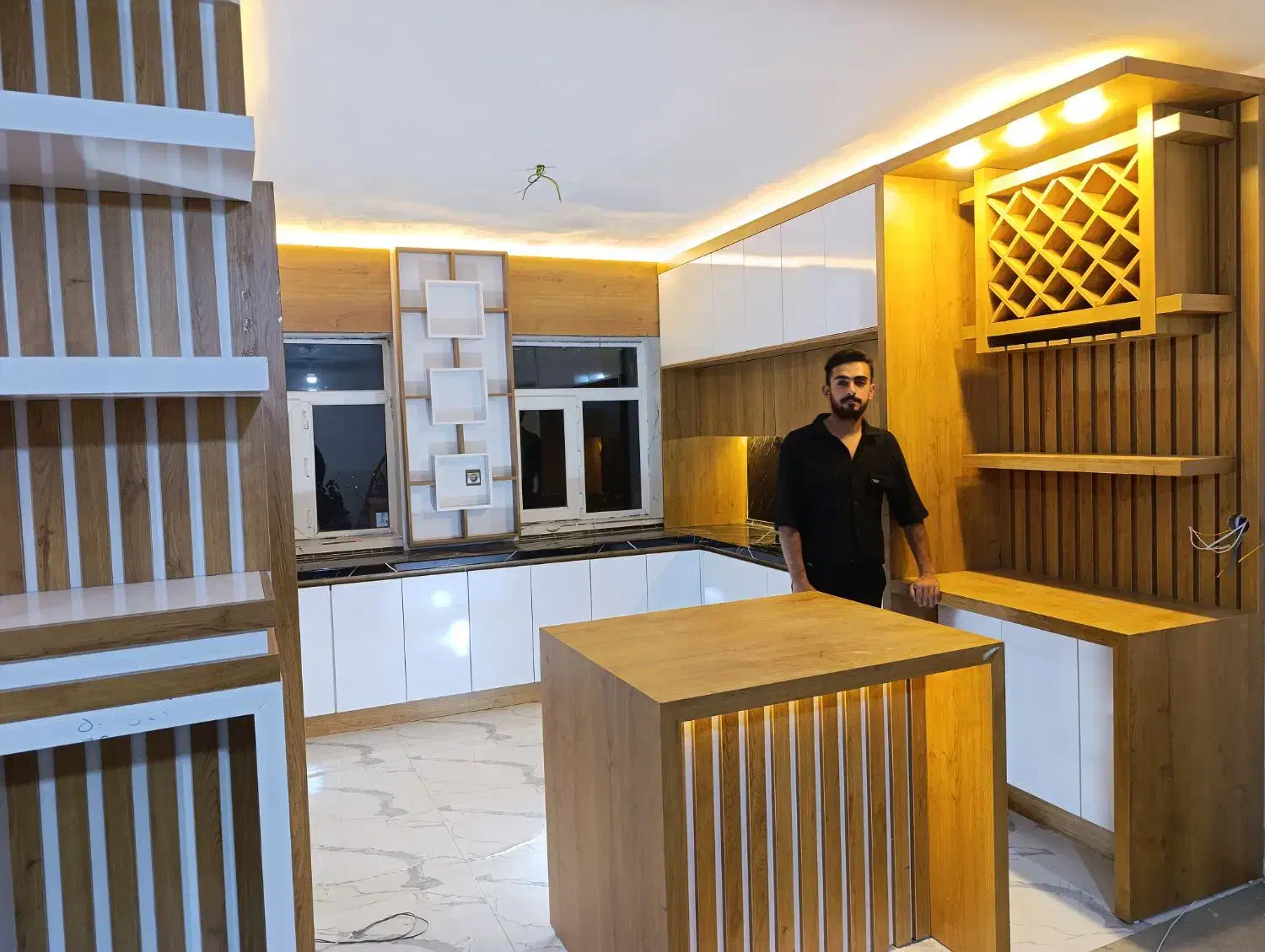 اجرای کابینت و دکوراسیون آشپزخانه و کمد دیواری|خدمات پیشه و مهارت|خوی, |دیوار