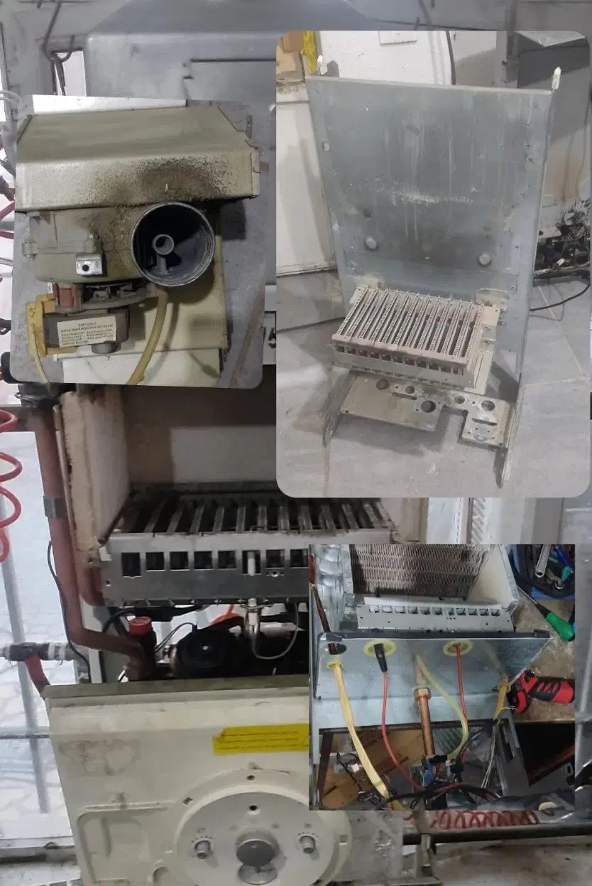 تعمیر و سرویس انواع پکیج آبگرمکن بخاری گاز|خدمات پیشه و مهارت|شیراز, زرهی|دیوار