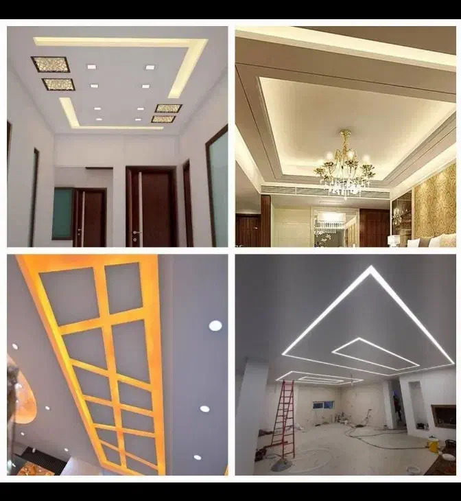 کناف تایل سقف کاذب کلیک دیوار جداکننده پیش ساخته|خدمات پیشه و مهارت|یزد, |دیوار