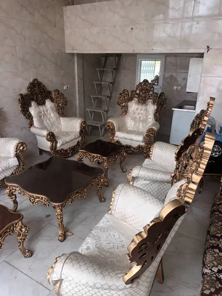 مبل سلطنتی ۹نفره|مبلمان خانگی و میز عسلی|ملایر, |دیوار