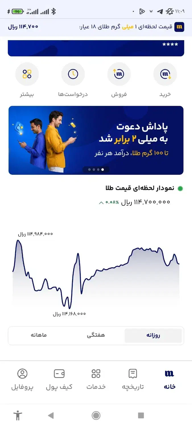 از میلی طلا بخر موفق شو|جواهرات|اسلام‌شهر, شهرک احمدیه|دیوار