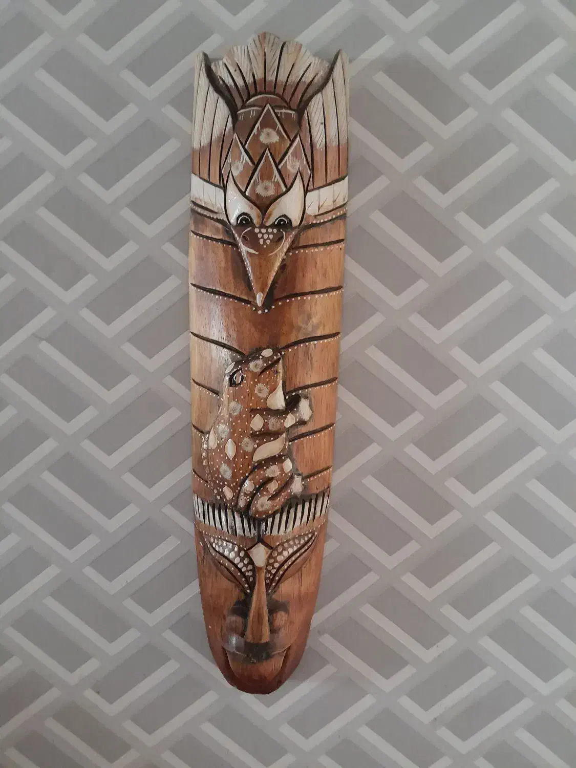 صورتک چوبی|مجسمه، تندیس، ماکت|کرج, احدآباد|دیوار