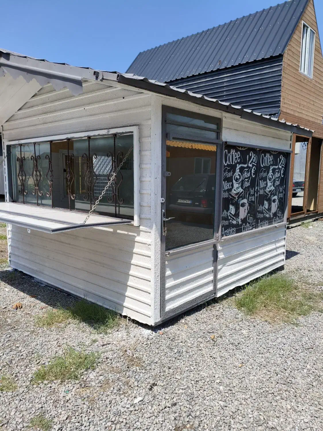 کانکس ۳+۳ فست فودی|مصالح و تجهیزات ساختمان|ساری, |دیوار