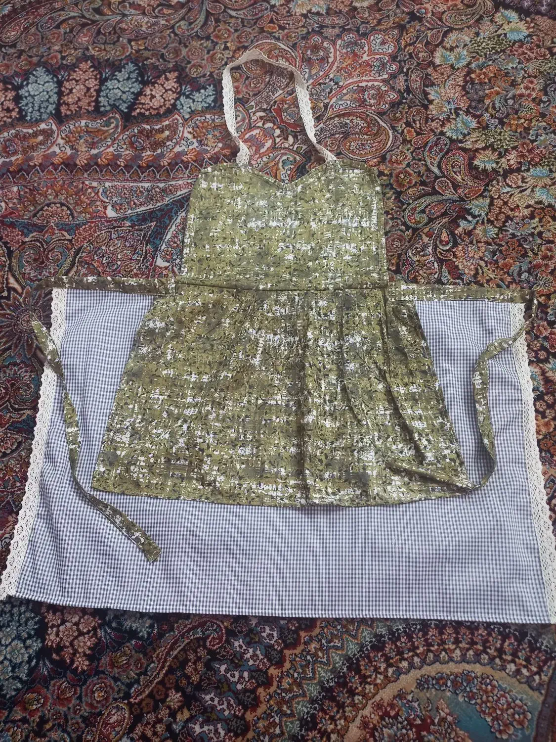 دم کنی پیش بند سرویس آشپزخانه|سفره، حوله، دستمال آشپزخانه|سمنان, |دیوار