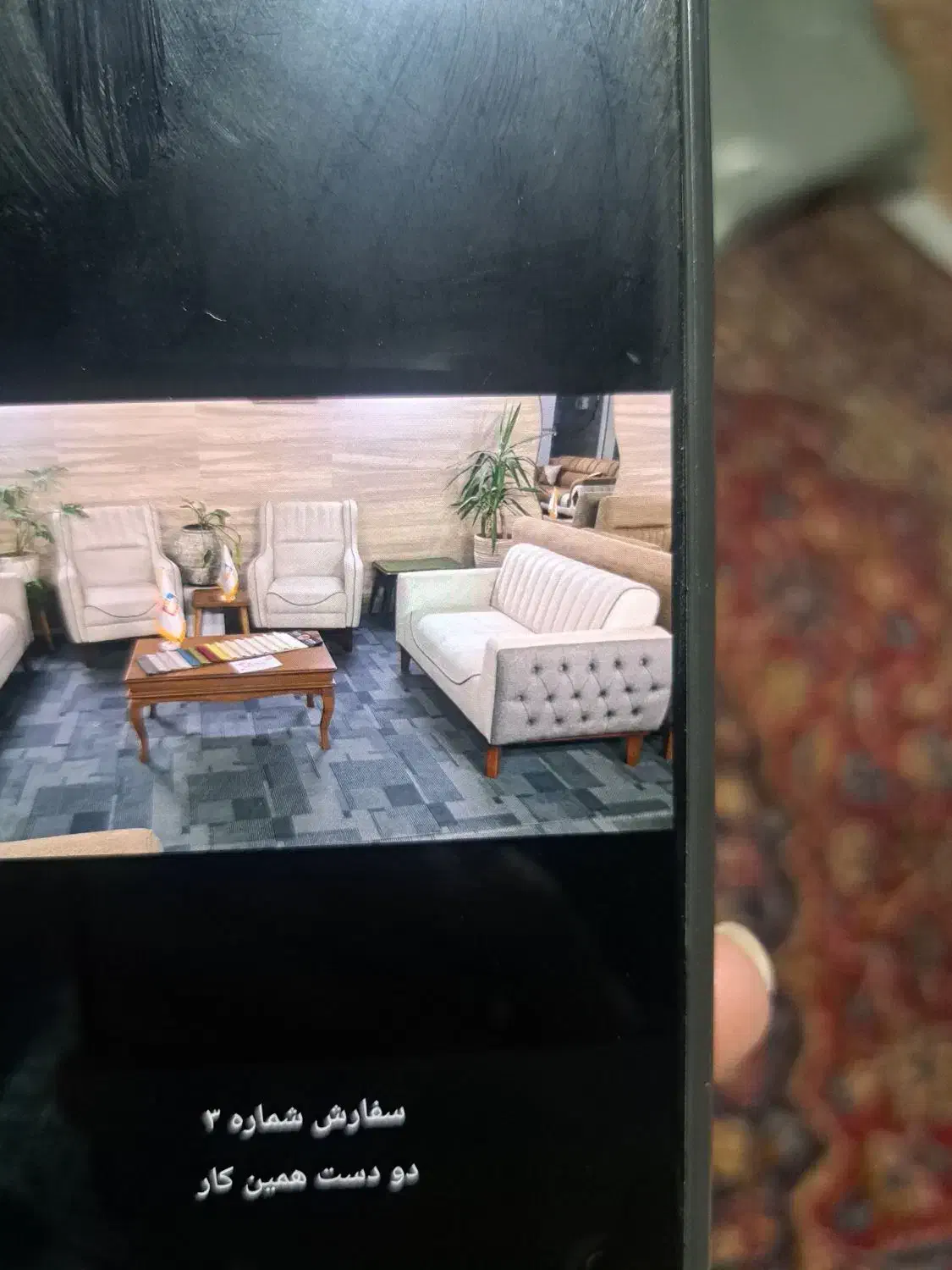 فروش مبل ۸ نفره نو نو رنگش با خونه ست نشد|مبلمان خانگی و میز عسلی|فولادشهر, A6|دیوار