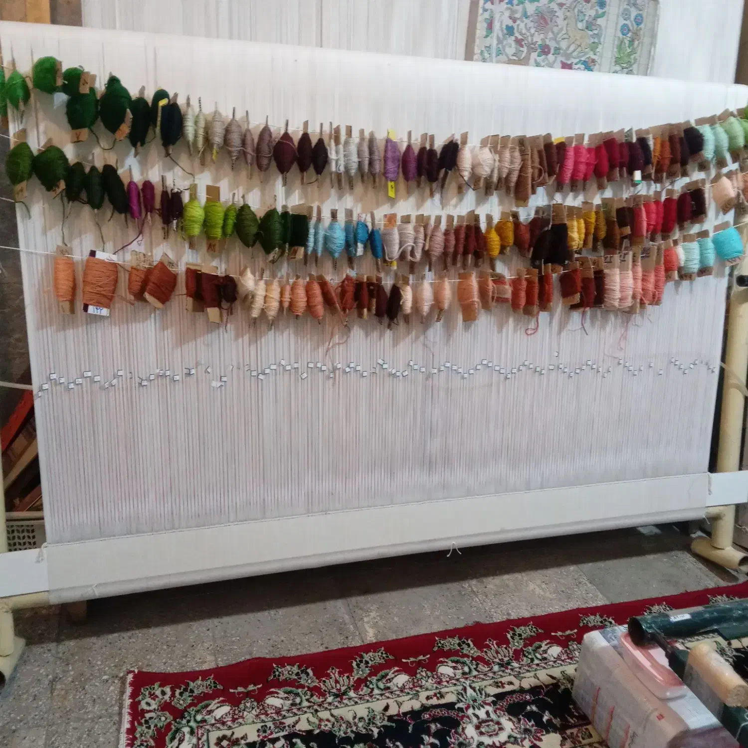 نخ و نقشه|تابلو فرش|کرمانشاه, |دیوار