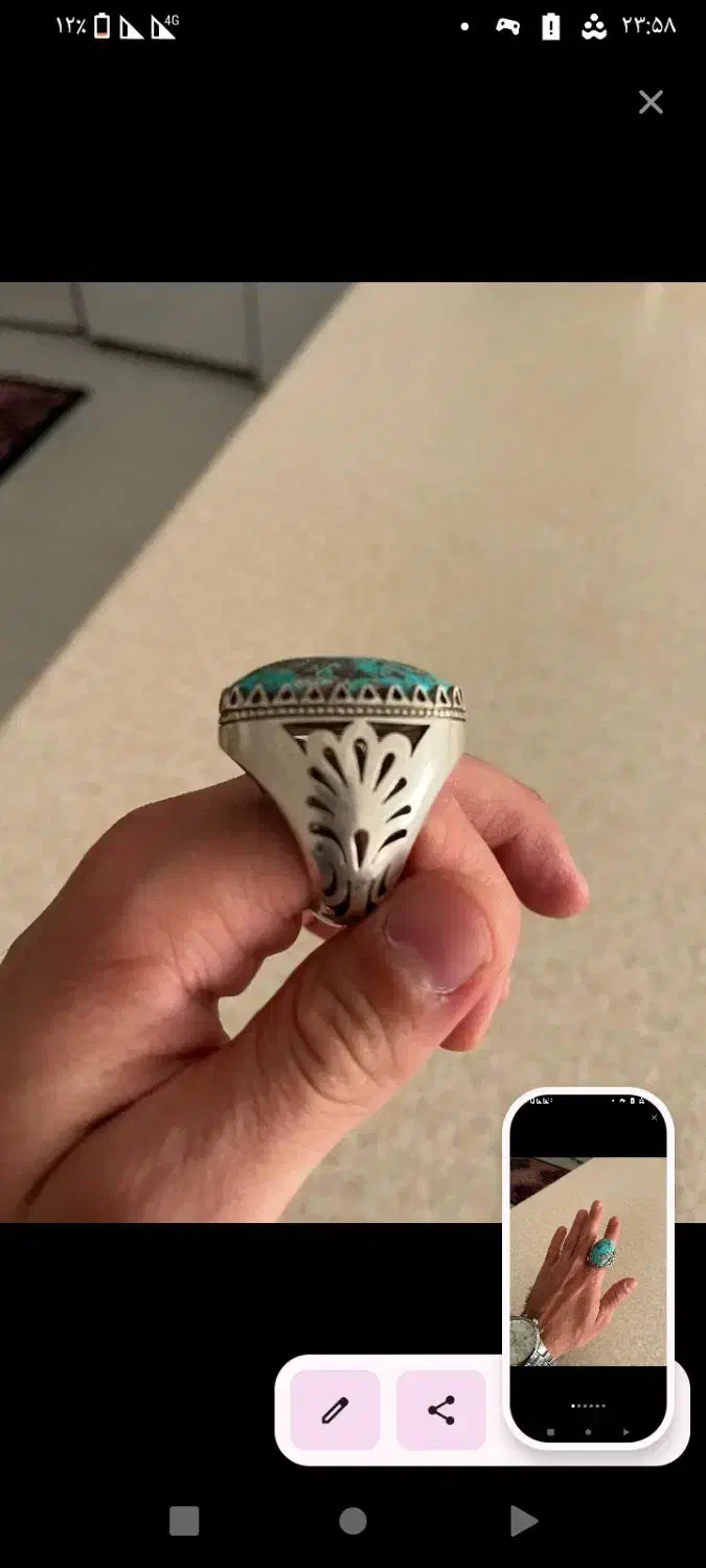 انگشتر فیروزه|جواهرات|بجنورد, |دیوار