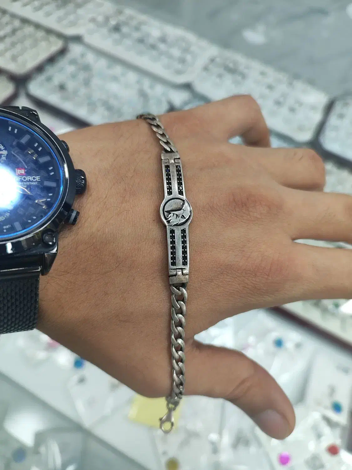 دستبند نقره خارجی|جواهرات|قزوین, |دیوار