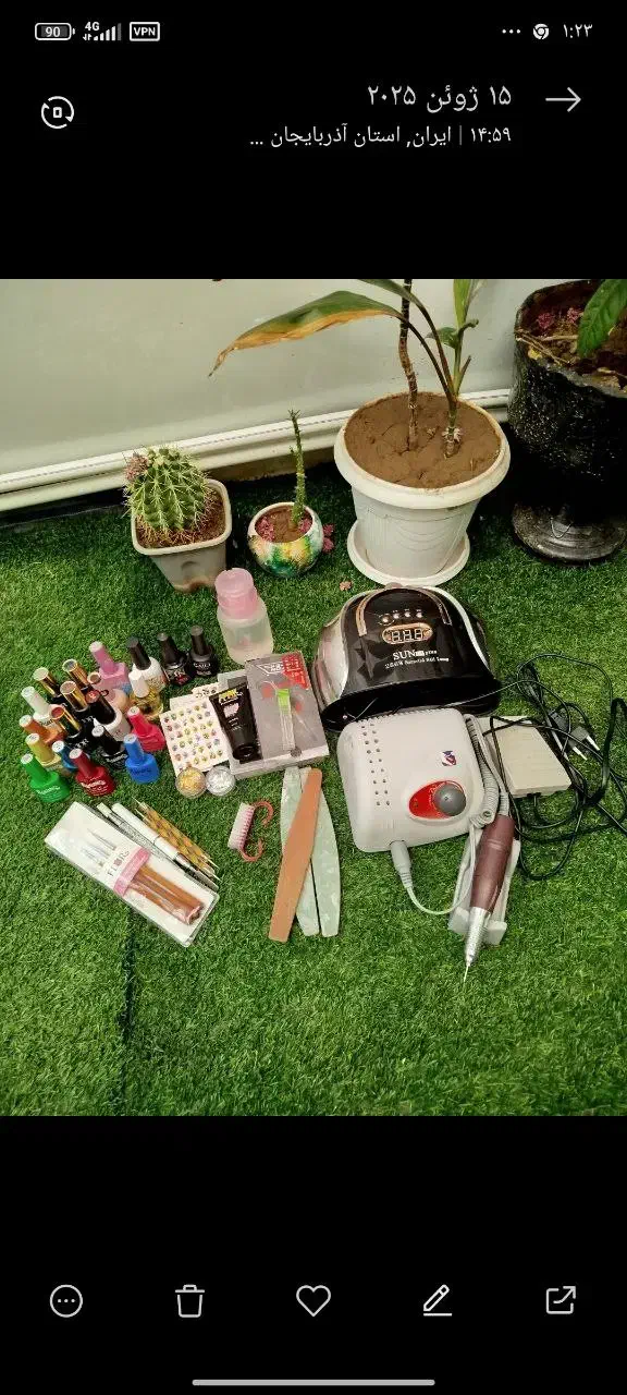 فروش پک کامل لوازم کاشت ناخن ،فقط 8 ملیون تومان|آرایشی، بهداشتی، درمانی|میاندوآب, |دیوار