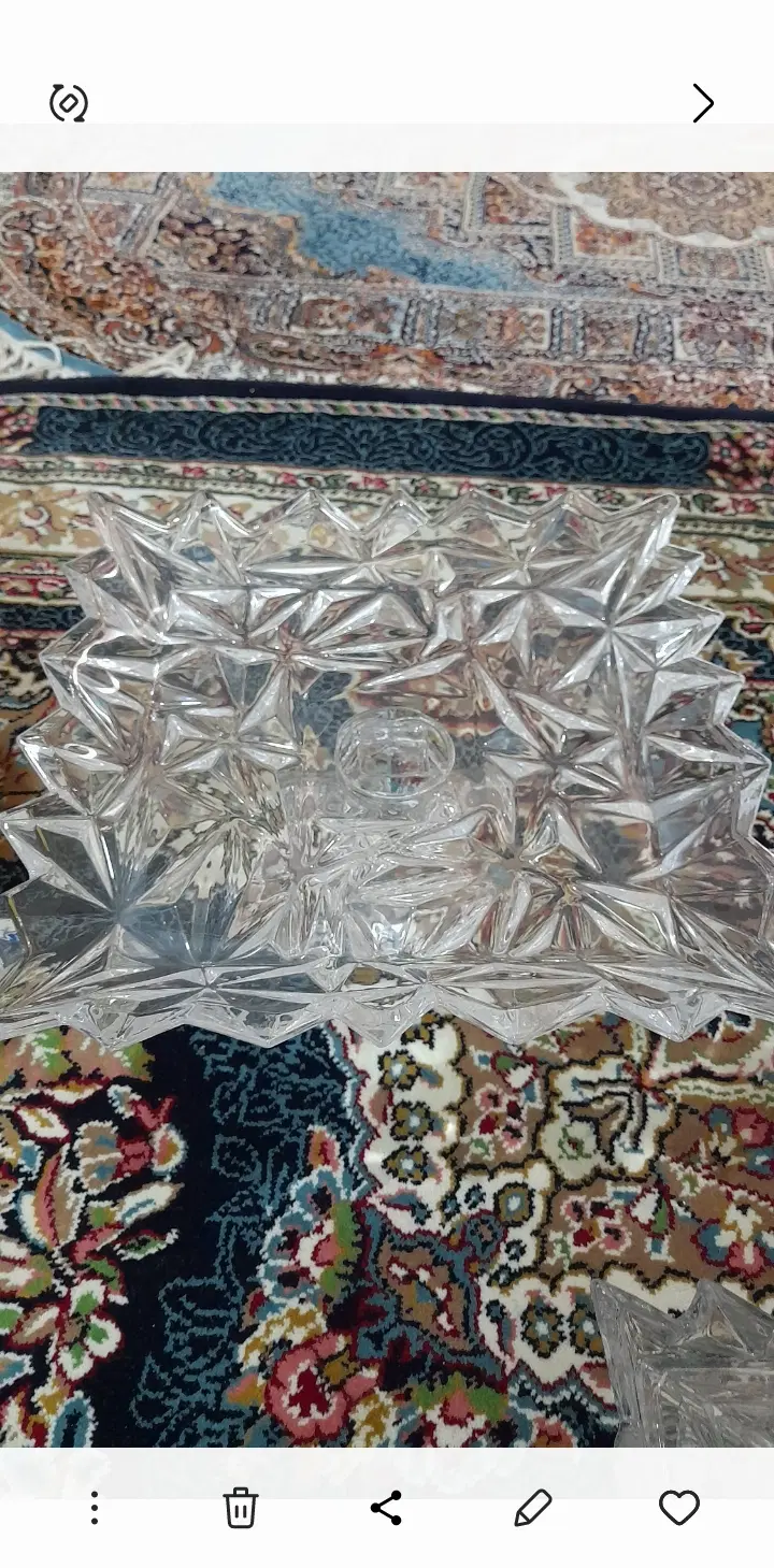 کریستال مدل یخی برند جی سی سی|ظروف سرو و پذیرایی|تهران, نیروی دریایی|دیوار