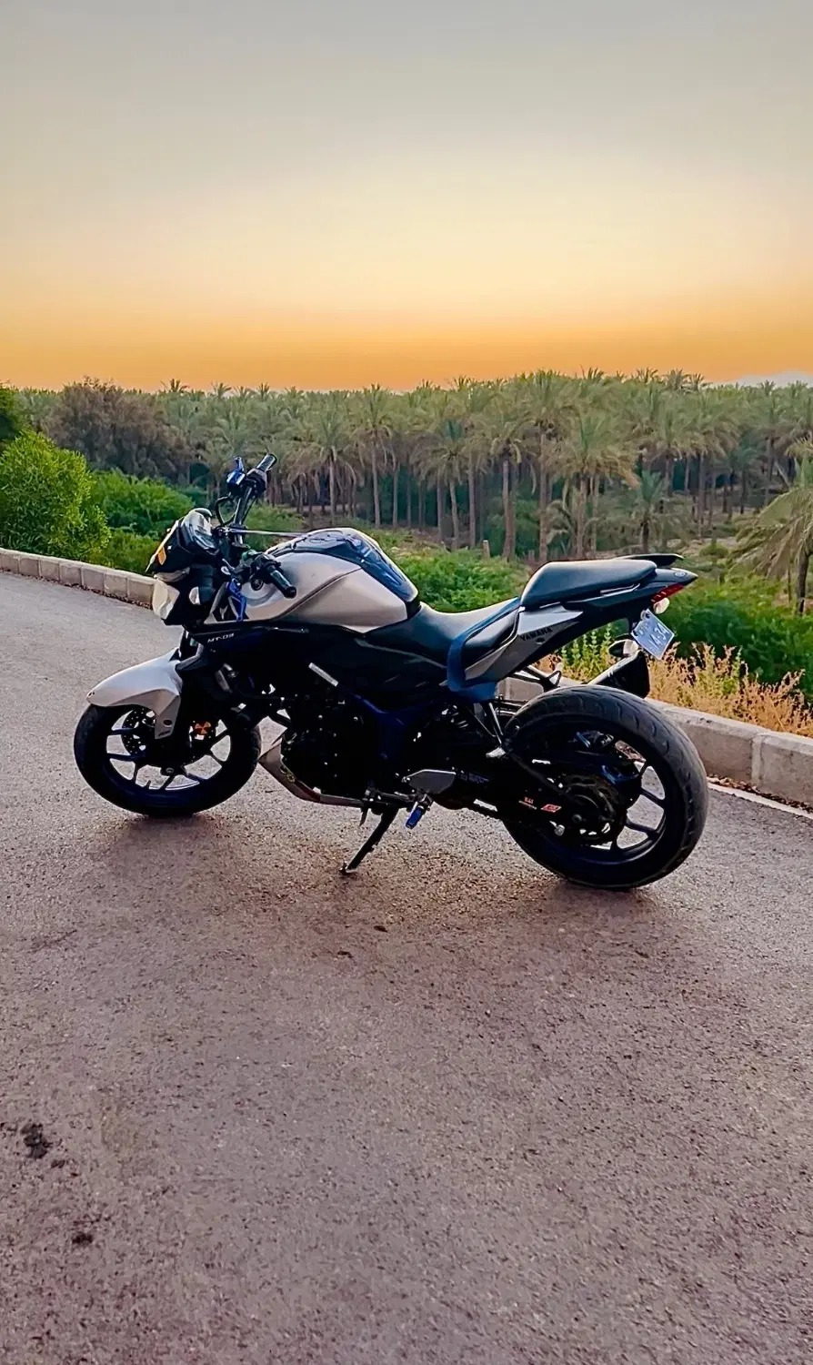 YAMAHA MT03|موتورسیکلت|آبپخش, |دیوار